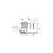 GHG9601955R0010 Jacob Ex Kabelverschraubung Ex e M20x1,5  40 °C/ Produktbild Additional View 1 S