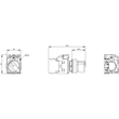 3SU1100-2BF60-1BA0 Siemens KNEBELSCHALTER, O I, SCHWARZ, WEISS Produktbild Additional View 2 S