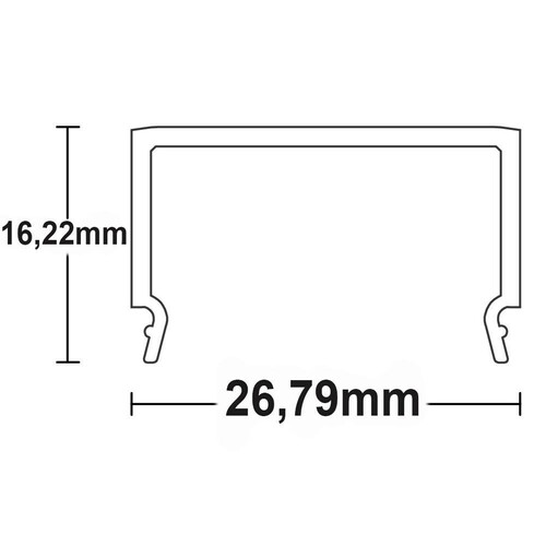 112880 Isoled Abdeckung COVER11 opal 200cm für SURF24(FLAT)/ DIVE24(FLAT) Produktbild Additional View 1 L