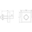 8UD1900-6GA00 Siemens KUPPLUNGSTOLERANZAUSGLEICH GROESSE 8X8 Produktbild Additional View 1 S