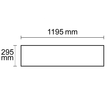 113259 Isoled LED Panel Business Line 1200 UGR19 2H, 36W, Rahmen weiß, neutra Produktbild Additional View 2 S