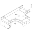 12012 Trayco CT110 T 500 PG Kabelrinne T Stück   Cable Tray T-piece Produktbild Additional View 4 S