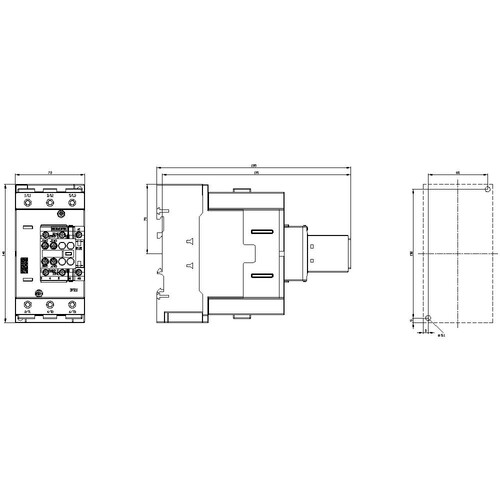 3RT2046-1AP04 Siemens SCHUETZ,AC3:45KW,2S+2OE,AC230V 50HZ Produktbild Additional View 2 L