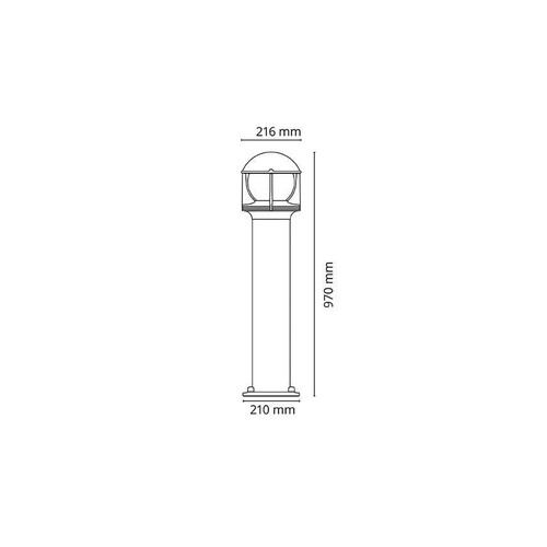 623733 SG Leuchten OPUS graphit E27 CFL Produktbild Additional View 1 L