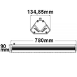 113387 Isoled LED Hallenleuchte LN 150W 80°*150° kaltweiß Produktbild Additional View 1 S