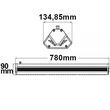 113387 Isoled LED Hallenleuchte LN 150W 80°*150° kaltweiß Produktbild Additional View 2 S