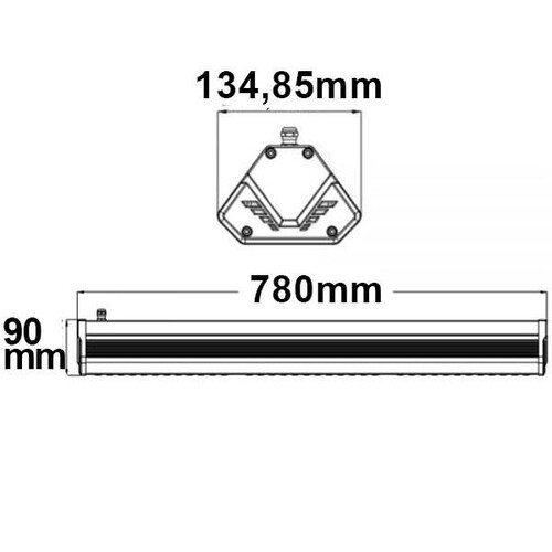 113387 Isoled LED Hallenleuchte LN 150W 80°*150° kaltweiß Produktbild Additional View 1 L
