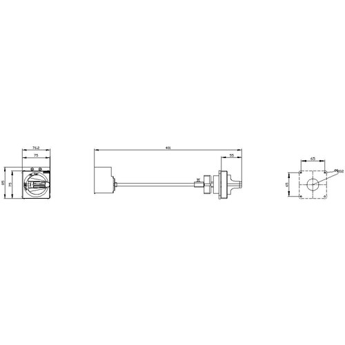 3VA9157-0FK25 Siemens TUERKUPPLUNGSDREHANTRIEB, NOT-AUS Produktbild Additional View 1 L