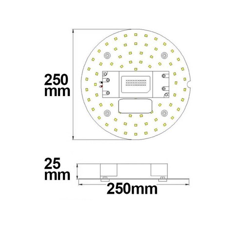 113327 Isoled LED Umrüstplatine ColorSwitch 2600K|3100K|4000K, 250mm, 2 Produktbild Additional View 2 L