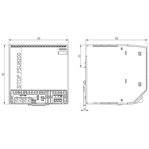 6EP3337-8SB00-0AY0 Siemens SITOP PSU8200 24 V/40 A Produktbild Additional View 2 L