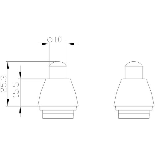 3SE5000-0AC02 Siemens ANTRIEBSKOPF MET.3SE51/52,KUPPENST. Produktbild Additional View 1 L