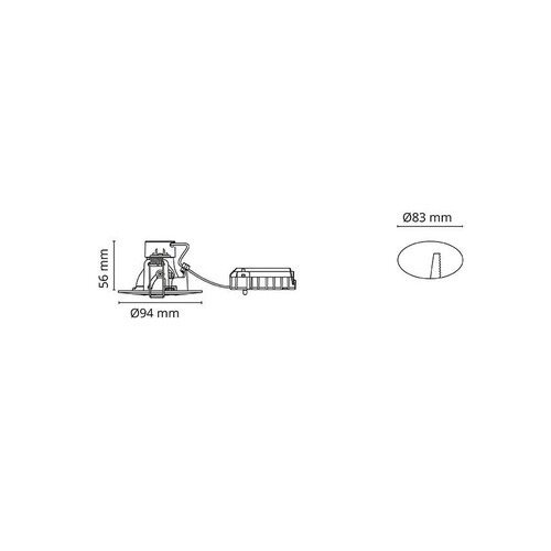 997171 SG Leuchten JUPITER TEK 6W LED 3000K, gebuersteter Stahl Produktbild Additional View 1 L