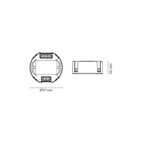 820072 SG Leuchten NANO Treiber DC 9W 350mA, 1 10V/Push DIM Produktbild Additional View 1 L