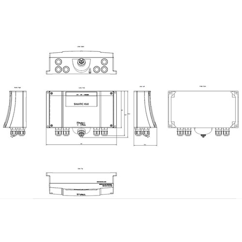 6AV2125-2AE13-0AX0 Siemens SIMATIC HMI ANSCHLUSS BOX STANDARD Produktbild Additional View 2 L