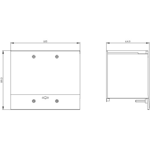 3VA9211-0WF30 Siemens KLEMMENABDECKUNG VERLAENGERT 3P 1 St. Produktbild Additional View 1 L