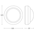 006525 Steinel IS 360 3 Bewegungsmelder schwarz Produktbild Additional View 1 S