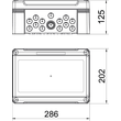 2008852 Obo SDB 12 PC Kleinverteiler für max. 12 Teilungseinheiten 290x205x130 P Produktbild 1 S