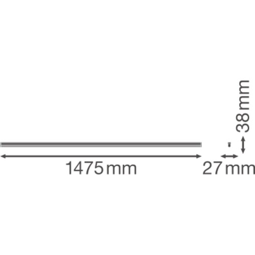 4058075099777 Ledvance LN COMP BATTEN 1500 25W/3000K Lichtleiste Produktbild Additional View 2 L