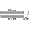 4058075109681 Ledvance LN INDV D 1500 48W/3000K Produktbild Additional View 2 S