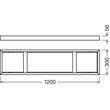 4058075108820 Ledvance PANEL 1200 SURFACE MOUNT KIT Produktbild Additional View 1 S