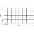 618214 Dehn Gittermatte 250 NIRO (V4A) Abmessung: 2000 x 1000 mm Produktbild Additional View 2 S