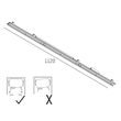 577-001030024080 Molto Luce RIDE LICHTEINSATZ STRAIGHT  LED Produktbild Additional View 1 S