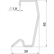 6279800 Obo SP3 Spannbügel für Konsole BKN50 200 65x30x1,8mm Stahl bandverzinkt Produktbild Additional View 1 S