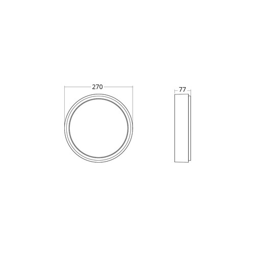 605041 SG Leuchten FRAME ROUND weiss 7W LED 3000K Produktbild Additional View 2 L