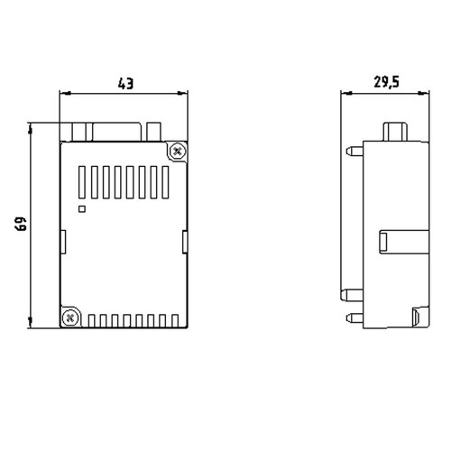 7KM9300-0AB01-0AA0 Siemens Erweiterungsmodul PROFIBUS DP Produktbild Additional View 1 L