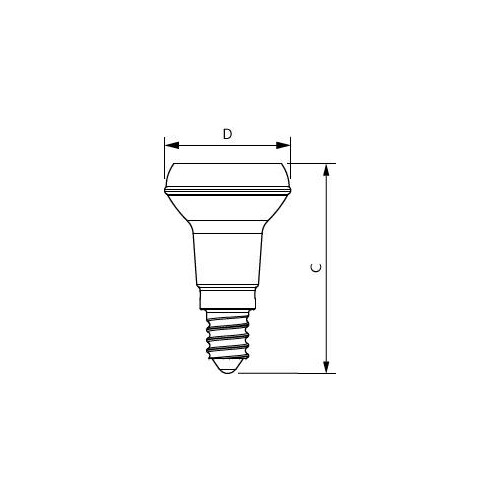 81171900 Philips Lampen CoreProLEDspot ND1.8 30W R39 E14 827 36D Produktbild Additional View 2 L