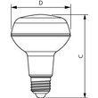 81183200 Philips Lampen CoreProLEDspot ND 4 60W R80 E27 827 36D Produktbild Additional View 2 S