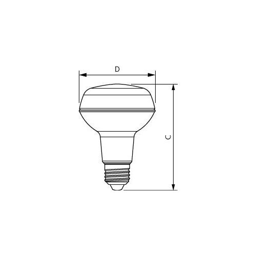 81183200 Philips Lampen CoreProLEDspot ND 4 60W R80 E27 827 36D Produktbild Additional View 1 L
