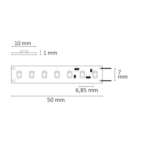 113555 Isoled LED Strip 17W 24V Warmweiss IP20 3000K 5m 1500lm/m Produktbild Additional View 1 L