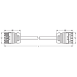 771-9995/006-705 Wago Verbindungsleitung Buchse Stecker 5 polig, hellgrün Produktbild Additional View 1 S
