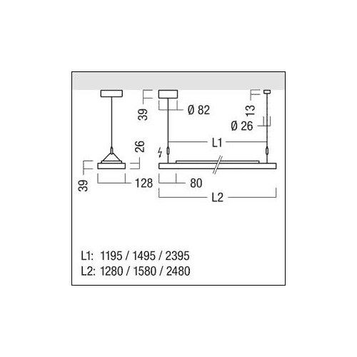 42186127 Zumtobel CLEVO ID 8800 840 L2480 LDO WH WHM Pendelleuchte LED Produktbild Additional View 1 L