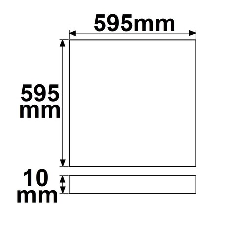 113262 Isoled LED Panel Business Line 600 UGR19 2H, 36W, Rahmen weiß, warmweiß Produktbild Additional View 1 L