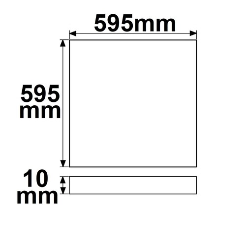 113262 Isoled LED Panel Business Line 600 UGR19 2H, 36W, Rahmen weiß, warmweiß Produktbild Additional View 2 L