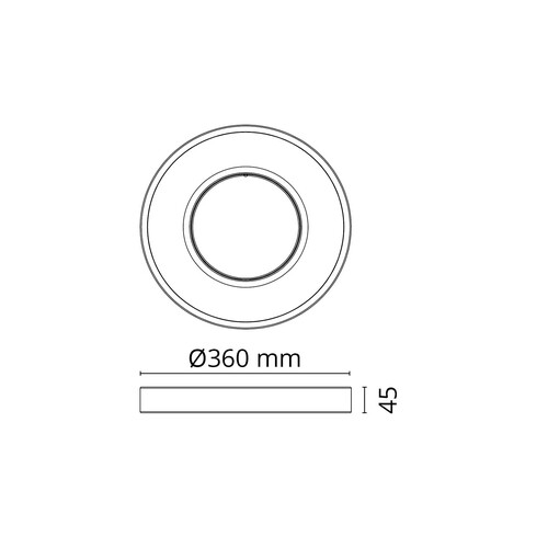 297001 SG Leuchten CIRCULUS gebuersteter Stahl 17W LED 3000K Produktbild Additional View 1 L