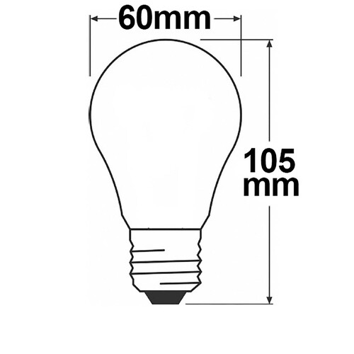 113323 Isoled E27 Vintage Line LED Birne 8W ultrawarmweiß, dimmbar Produktbild Additional View 2 L