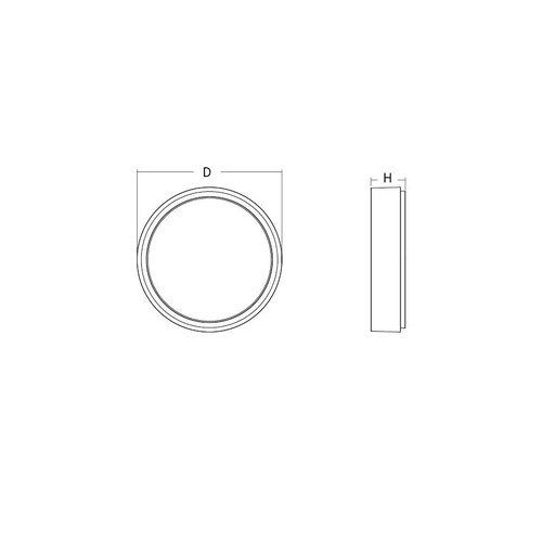 605141 SG Leuchten FRAME ROUND MAXI weiß 22W LED 3000K Produktbild Additional View 2 L