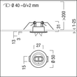 42185665 Zumtobel RESCLITE PRO MRCR MINI ESC E3D WH Sicherheitsleuchte Produktbild Additional View 1 S