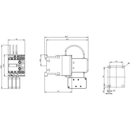 3RT1265-6AP36 Siemens VA SCHUET AC3:132KW/400V 2S+2OE UC220-24 Produktbild Additional View 2 L