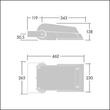 96644743 Thorn AFP S 24L50 740 EWR HFX CL2 LED-Allzweckflutlicht Produktbild Additional View 1 S