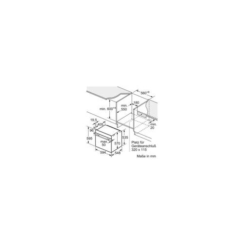 HBA573BS1 Bosch Backofen Pyrolyse Edelstahl Produktbild Additional View 5 L