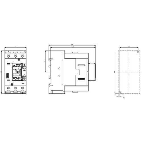 3RT2046-1AP00 Siemens SCHUETZ,AC3:45KW,1S+1OE,AC230V 50HZ Produktbild Additional View 2 L