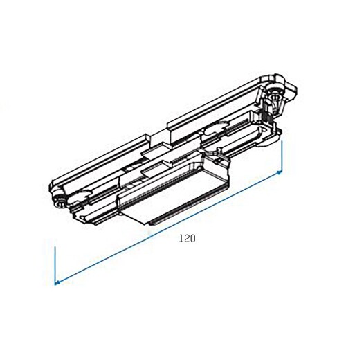 208-191d6212 Molto Luce GLOBAL TRACK PULSE DALI VERBIND-LIN Produktbild Additional View 1 L