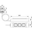 5092701 Obo CNS 3 D D Überspannungsschutzgerät Version Deutsc Produktbild Additional View 1 S