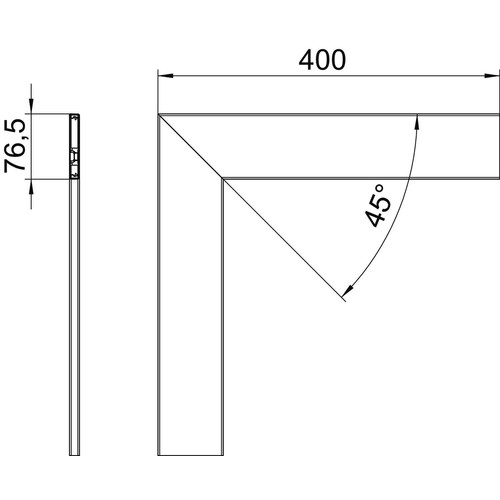 6114250 Obo GKH OTGFRW Oberteil halogenfrei Flachwinkel glatt  Polycarb Produktbild Additional View 1 L