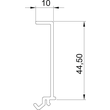 6114290 Obo GKH TW70 Trennwand halogenfrei für GKH 70x2000 Polycarbona Produktbild Additional View 1 S