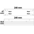 113142 Isoled Trafo 12V/DC, 0 200W, Gitter Slim Produktbild Additional View 1 S